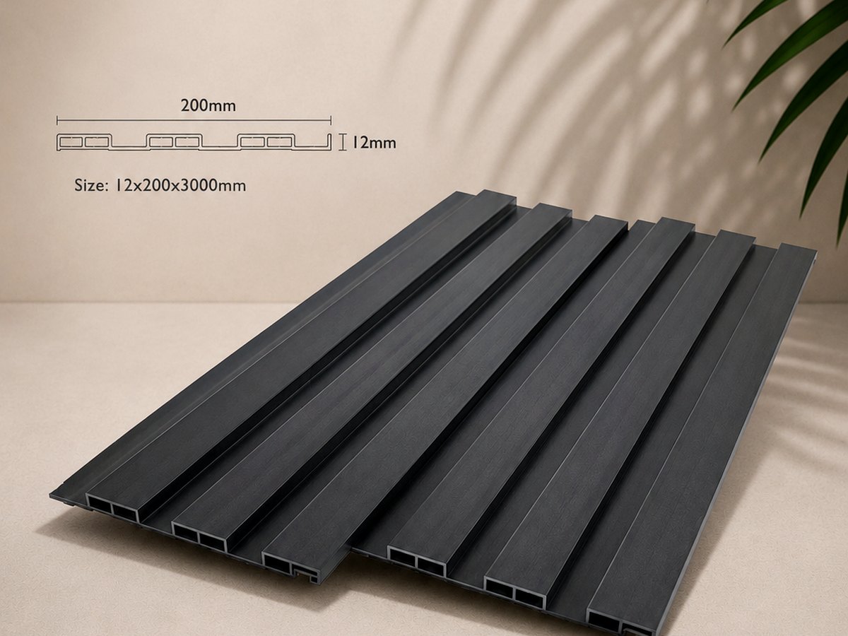 Oluklu Lambri — Antrasit — Kalvia panel & lambri